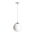 LUNA 25 suspendat  sticlă opal/crom 230V LED E27 15W