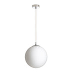 LUNA 30 suspendat  sticlă opal/crom 230V LED E27 15W