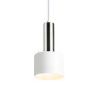 GIULIA 12 suspendat alb crom 230V LED E27 11W