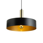 GIULIA 40 suspendat negru/aurie maro alamă 230V LED E27 30W