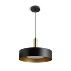 GIULIA 40 suspendat negru/aurie maro alamă 230V LED E27 30W