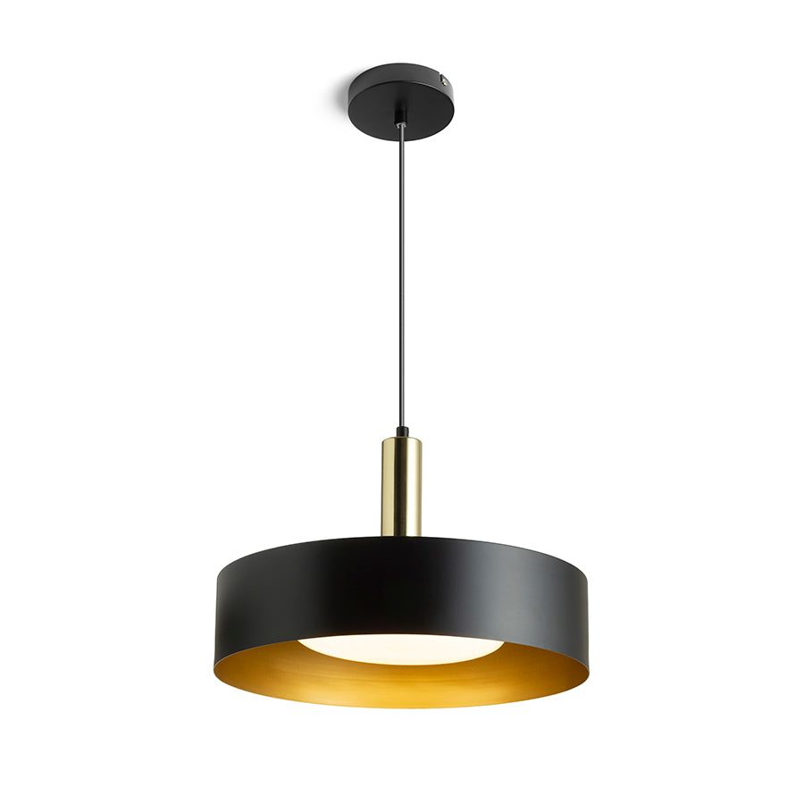 GIULIA 40 suspendat negru/aurie maro alamă 230V LED E27 30W
