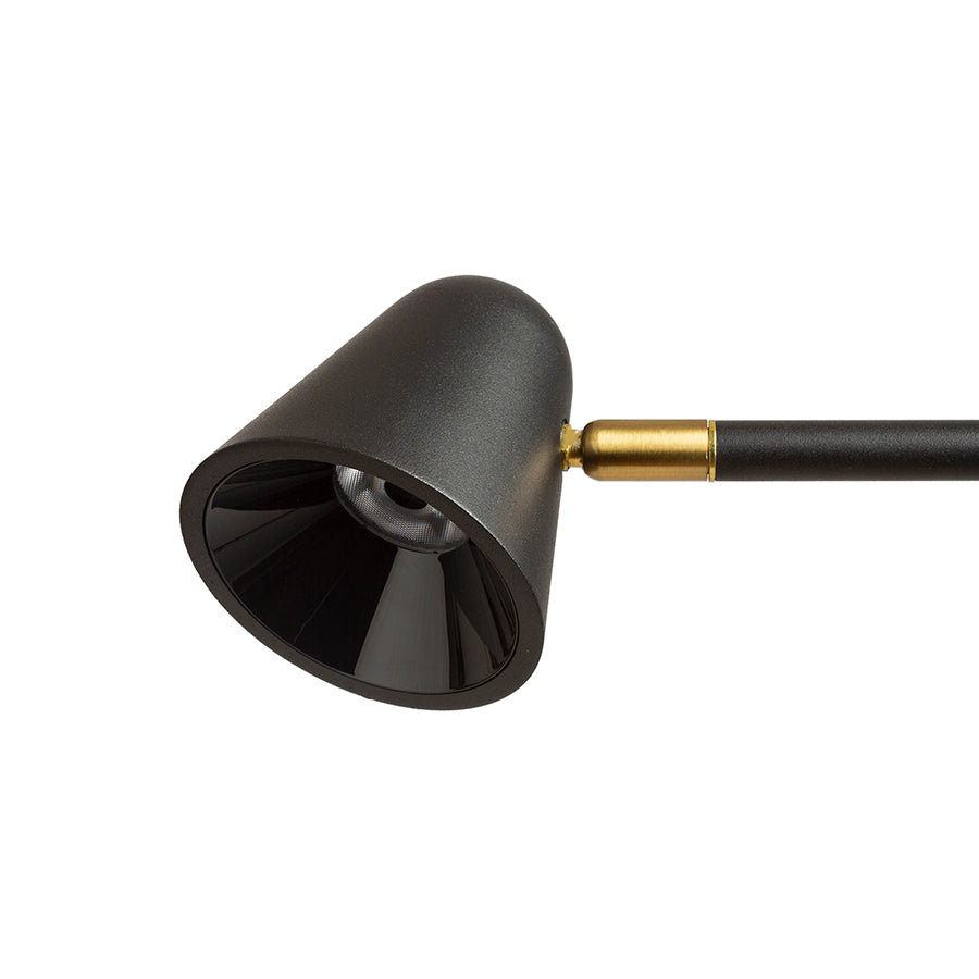STIG de podea negru  230V LED 8.4W 34°  3000K