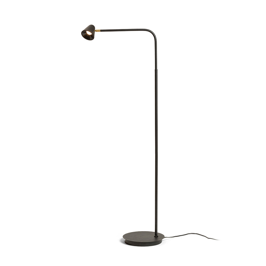 STIG de podea negru  230V LED 8.4W 34°  3000K