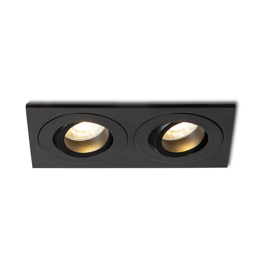 GALO II încastrat negru 230V LED GU10 9W IP65