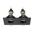 GALO II încastrat negru 230V LED GU10 9W IP65