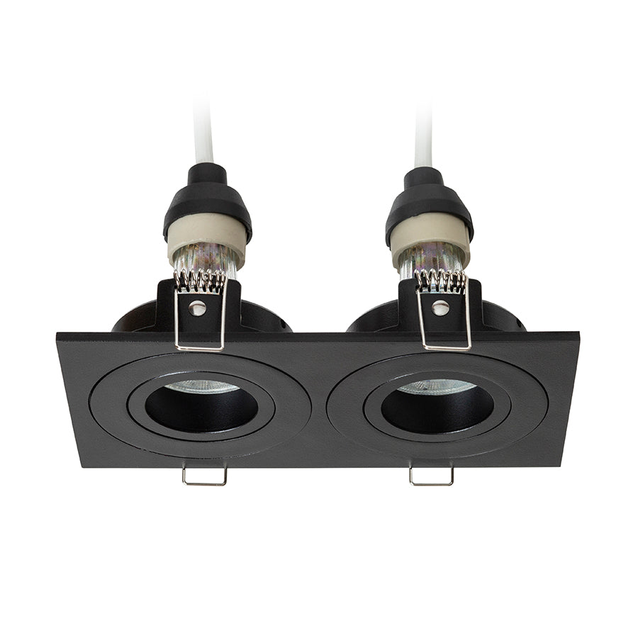GALO II încastrat negru 230V LED GU10 9W IP65