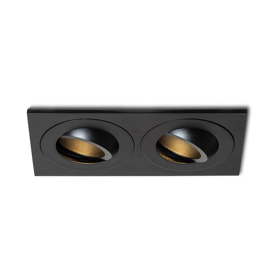 GALO II încastrat negru 230V LED GU10 9W IP65
