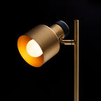 DIVINA de masă alamă/decor marmură neagră 230V LED E27 5W