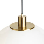BOULDER 30 suspendat sticlă transparentă/negru 230V LED E27 15W