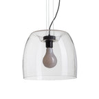 ORLANDO 35 suspendat sticlă transparentă/negru 230V LED E27 24W