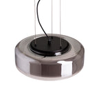 NAOMI 35 suspendat  sticlă afumată/sticlă mată/negru 230V LED 18W  3000K