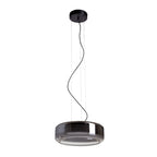 NAOMI 35 suspendat  sticlă afumată/sticlă mată/negru 230V LED 18W  3000K