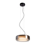 NAOMI 35 suspendat  sticlă afumată/sticlă mată/negru 230V LED 18W  3000K
