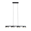 ARETHA IV suspendat negru  230V LED 4x12W  3000K