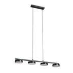 ARETHA IV suspendat negru  230V LED 4x12W  3000K