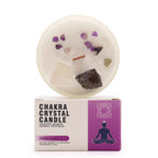 Lumanare cu Cristale Chakra - Chakra Coroanei
