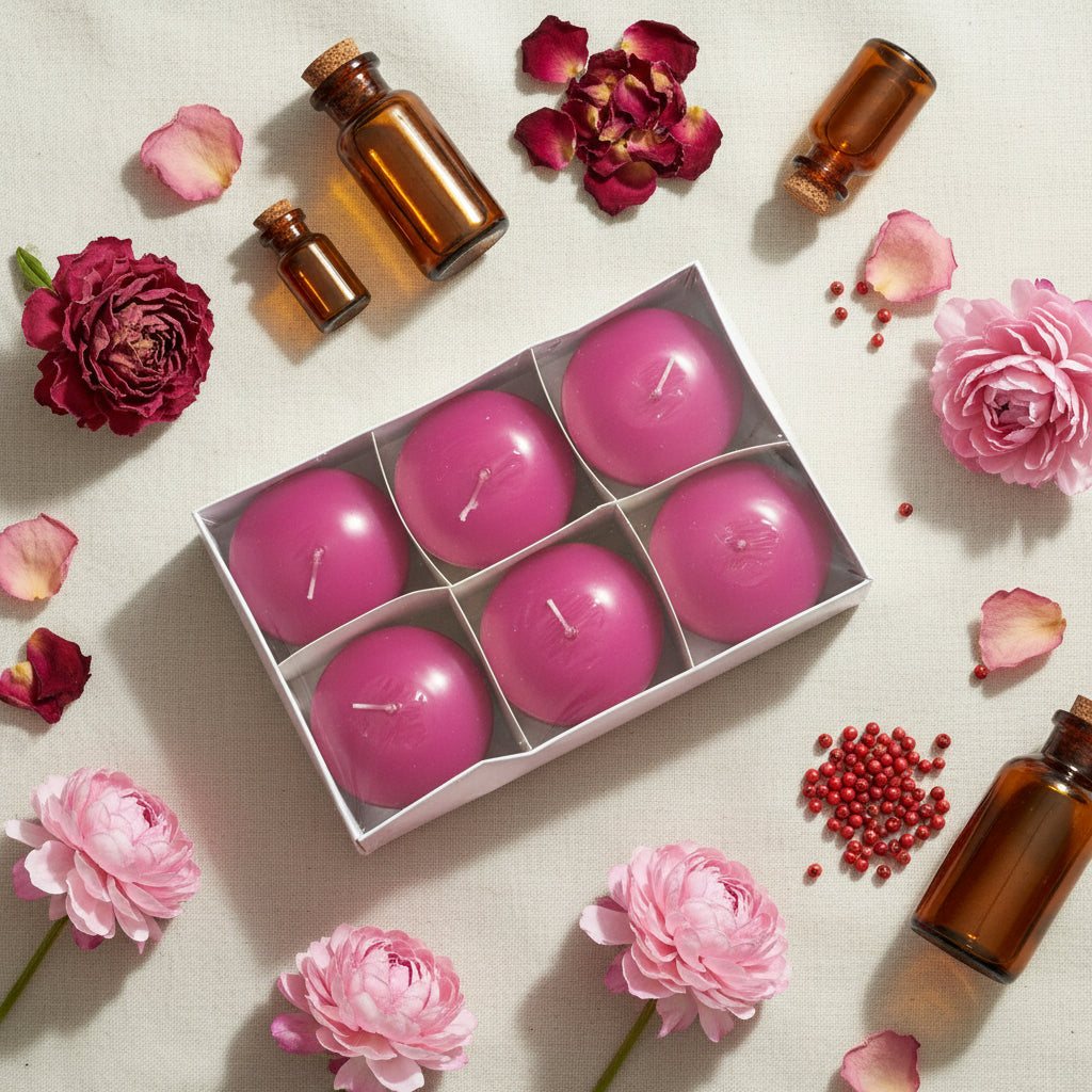 Large Floating Candles - Lavender AW Dropship Europe