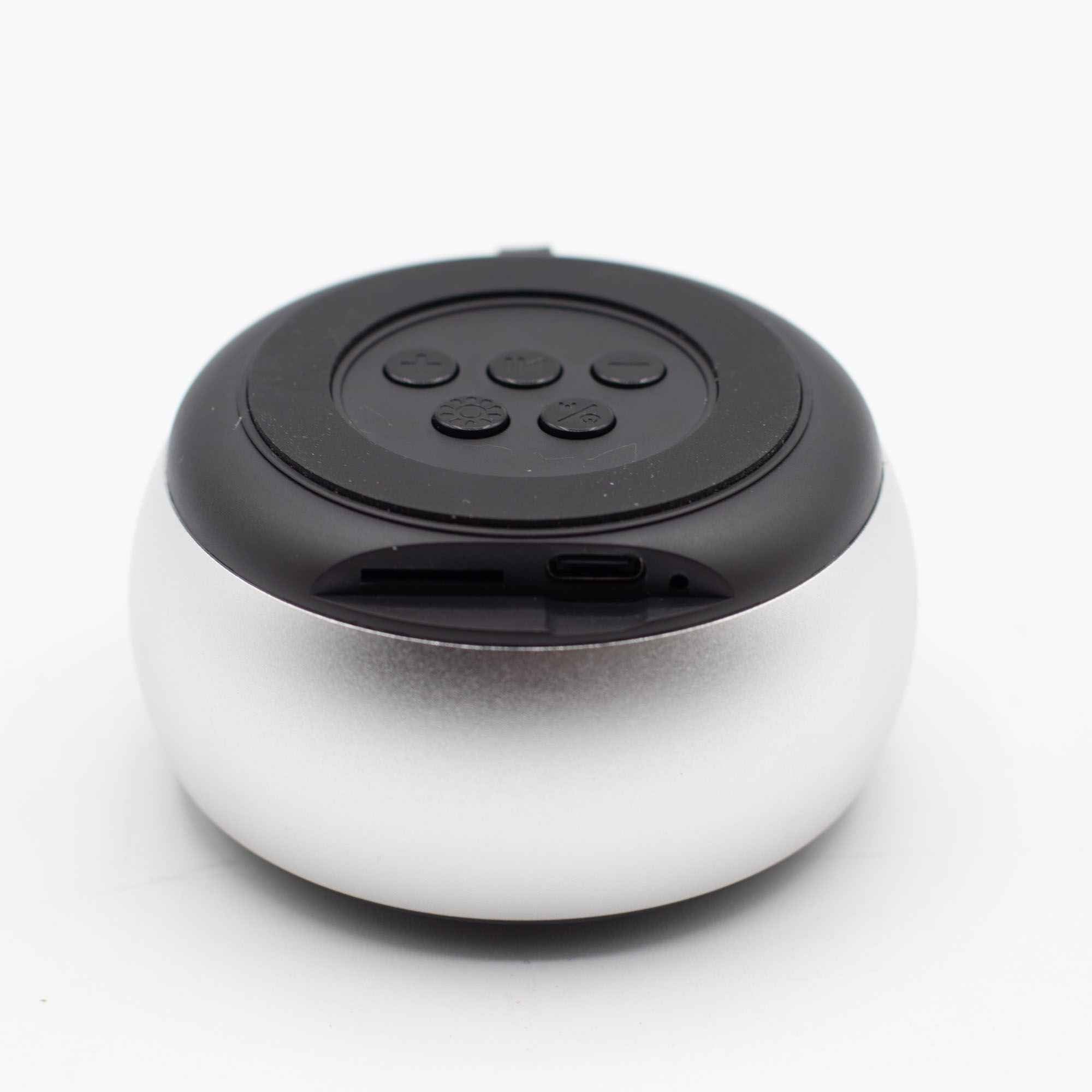 Mini Boxă Bluetooth cu Efect Luminos Mandala - Argintiu