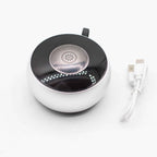 Mini Boxă Bluetooth cu Efect Luminos Mandala - Argintiu