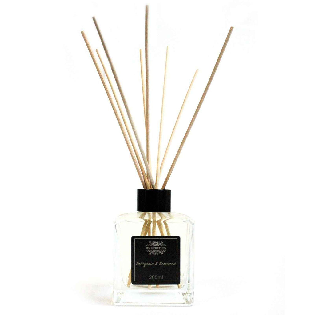Difuzor cu Betisoare 200ml - Ulei Esential de Petitgrain si Lemn de Trandafir