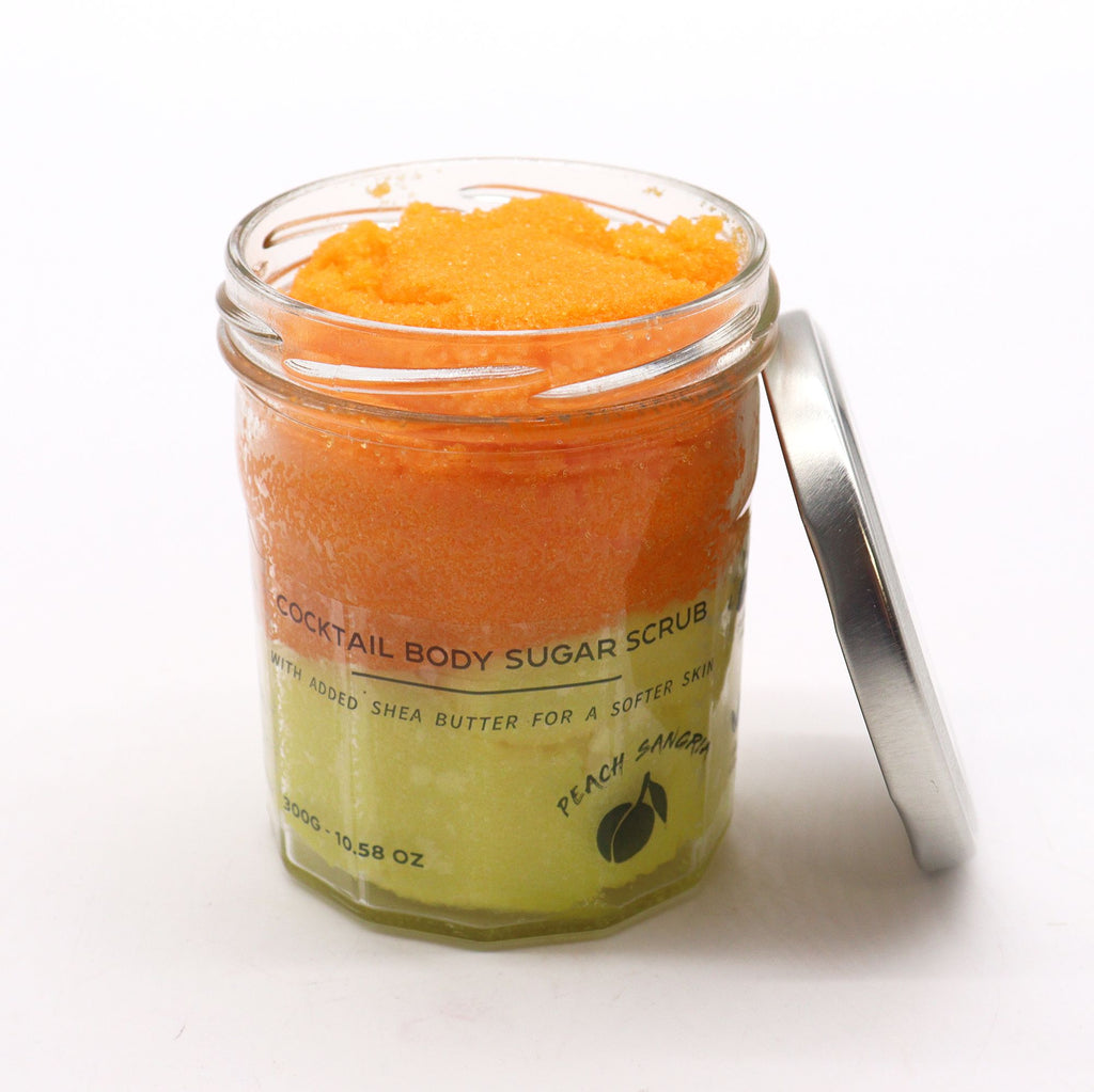 Dulceață de Piersică în Fiecare Zi – Scrub Corporal Peach Sangria 300g amazio