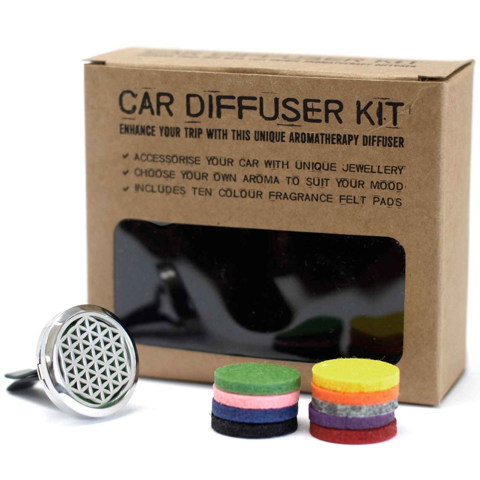 Kit Difuzor Auto - Floarea Vieții - 30mm