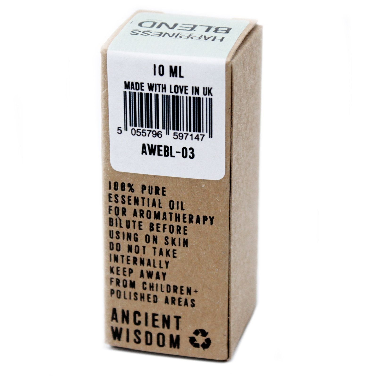 Happiness Essential Oil Blend - Boxed - 10ml AW Dropship Europe