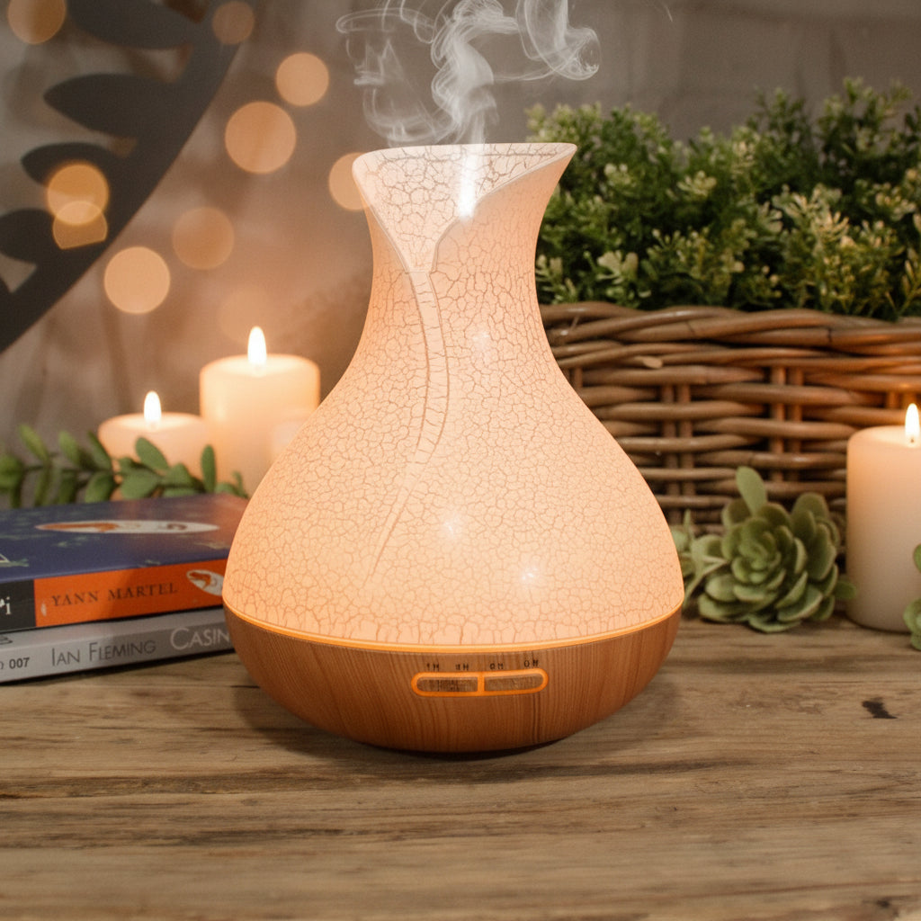 Difuzor Aromaterapie Led multicolor| Palma – Efect Scoică amazio