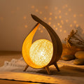 Lampă Naturală din Frunză de Cocos - Înfășurat Natural
