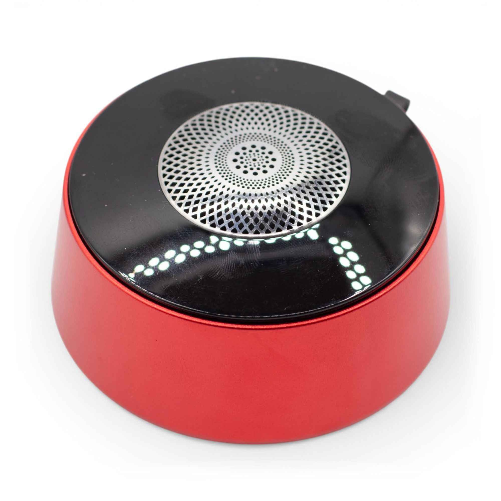Mini Boxă Bluetooth cu Efect Luminos Mandala - Roșu