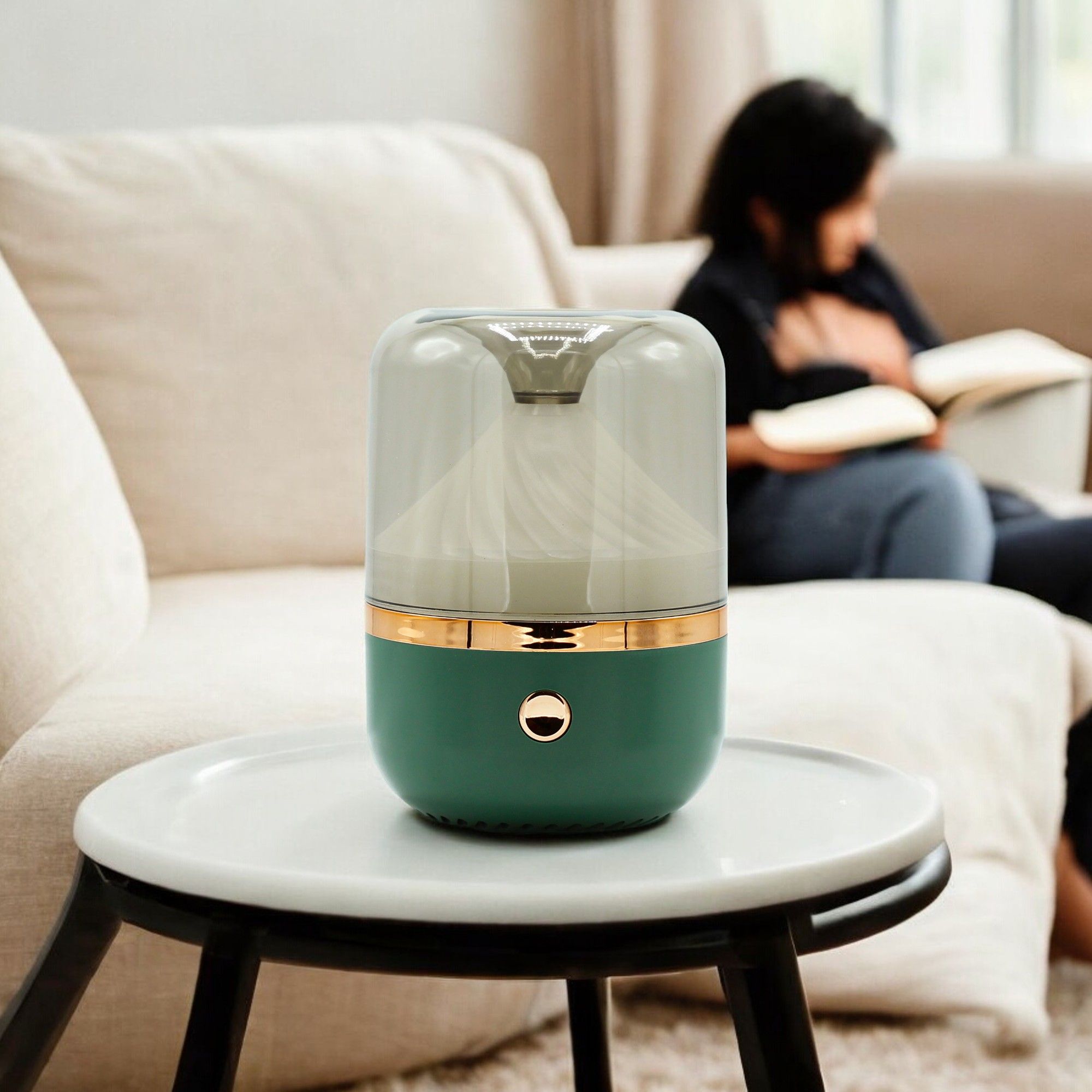 Urban Aroma Diffuser Green & Bronze - USB - Colour Change AW Dropship Europe