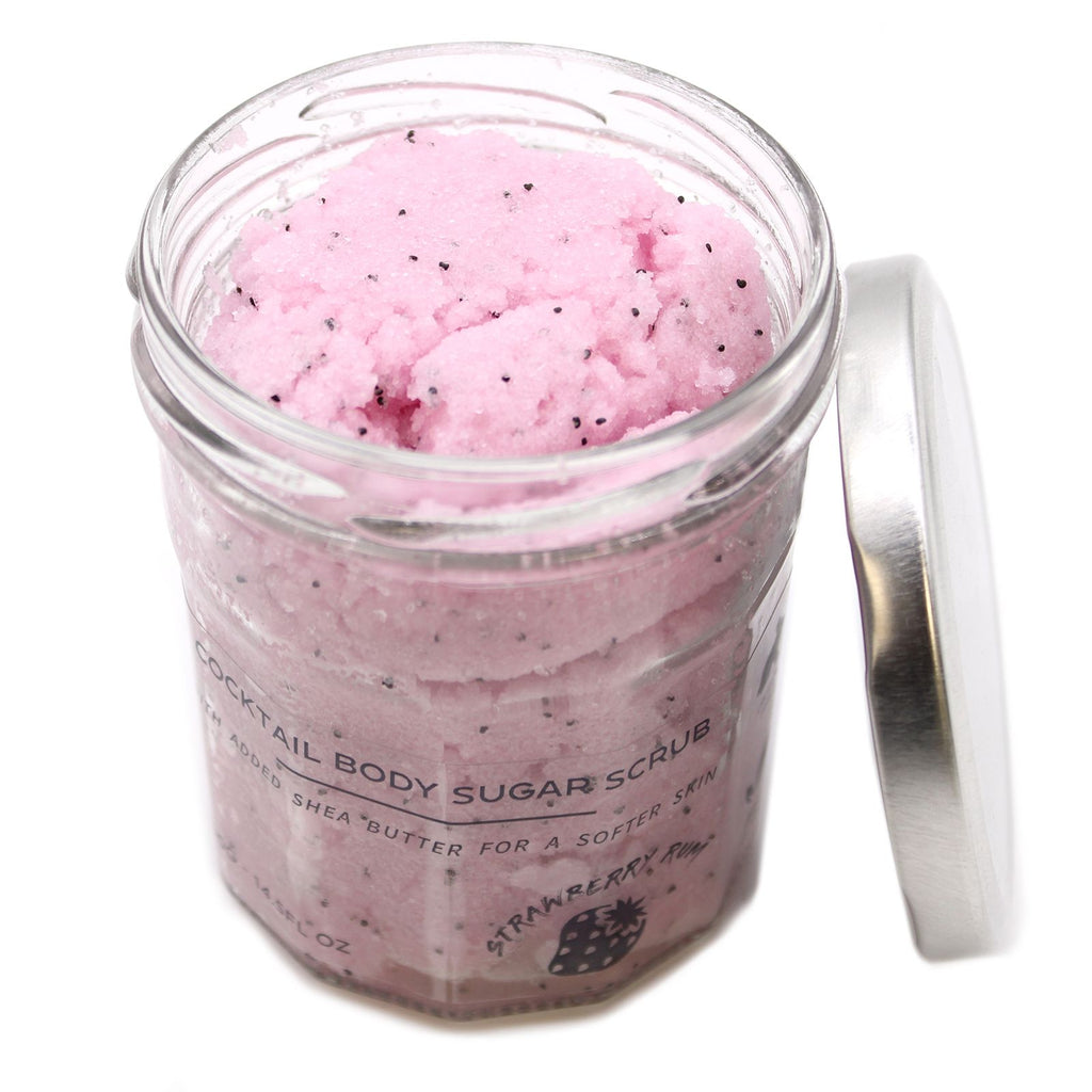 Dulce și Intens – Scrub Corporal Strawberry Rum 300g amazio