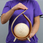 Lampă Naturală din Frunză de Cocos - Buclat Natural