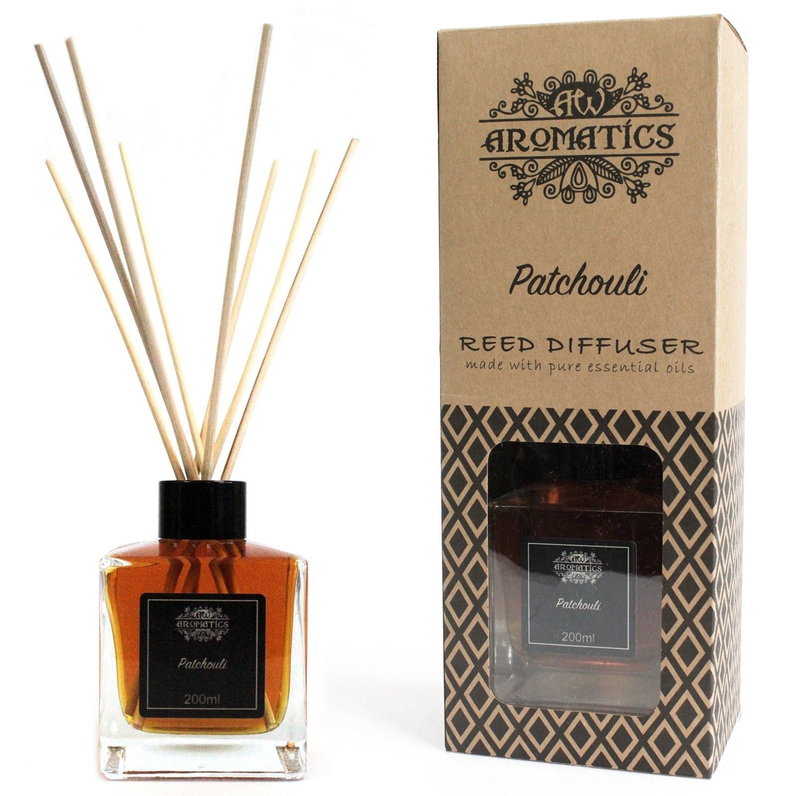 Difuzor cu Bețișoare 200ml | Patchouli amazio