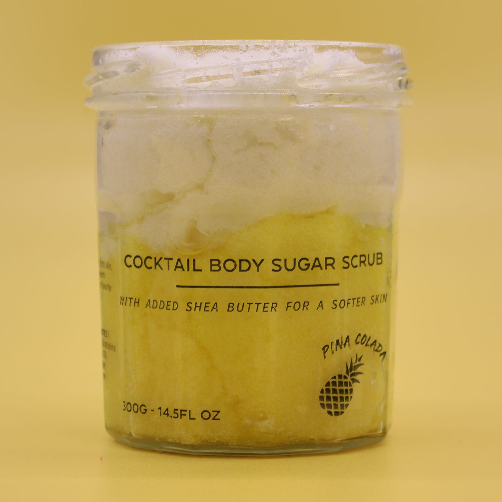 Vacanță Tropicală pe Pielea Ta – Scrub Corporal Piña Colada 300g amazio