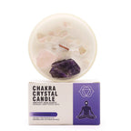 Lumanare cu Cristale Chakra - Al Treilea Ochi