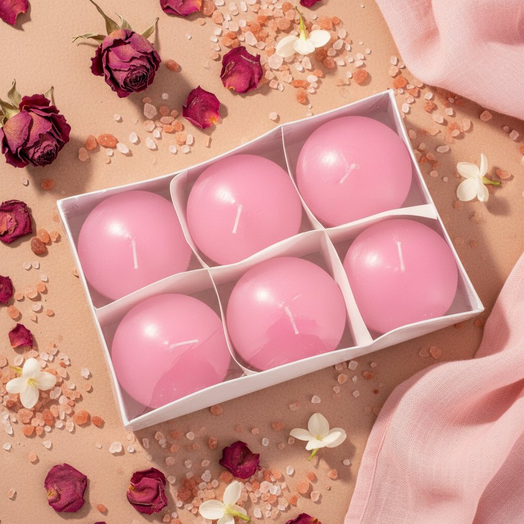 Large Floating Candles - Pink AW Dropship Europe