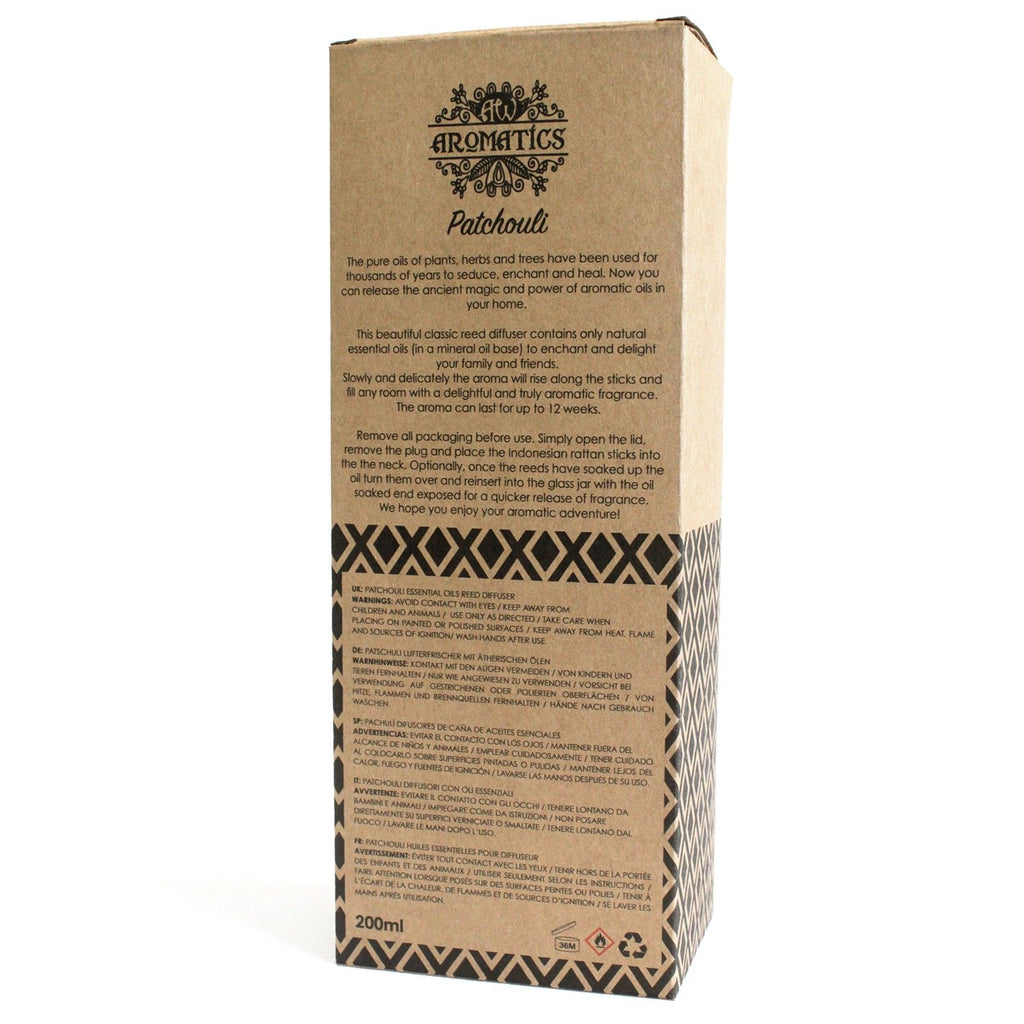 Difuzor cu Bețișoare 200ml | Patchouli amazio