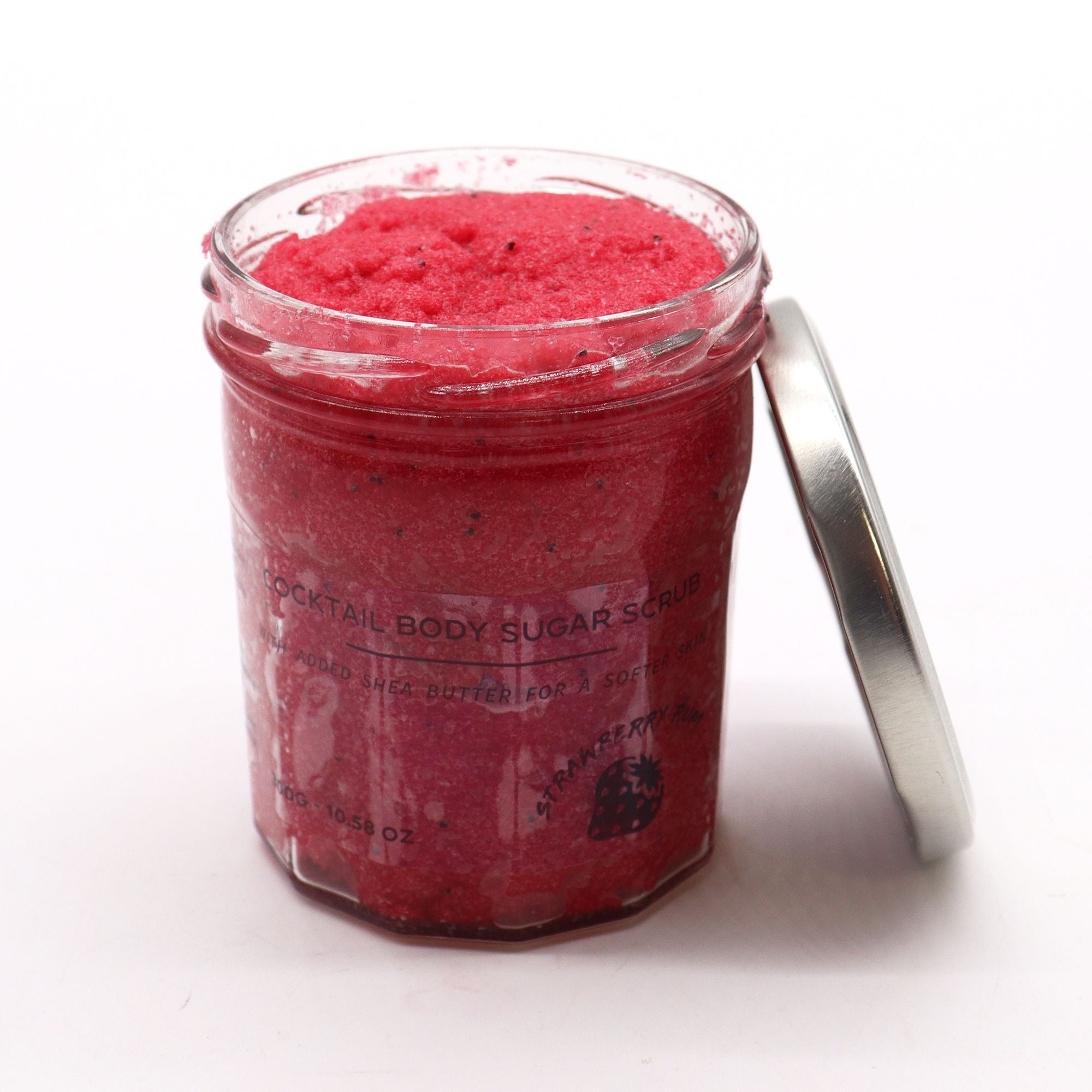 Dulce și Intens – Scrub Corporal Strawberry Rum 300g amazio