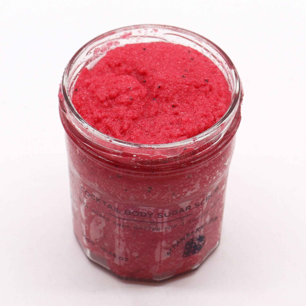 Scrub Corporal cu Zahăr Parfumat - Strawberry Rum 300g