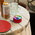 Muzică în Orice Moment – Mini Boxă Bluetooth Mandala Roșu amazio