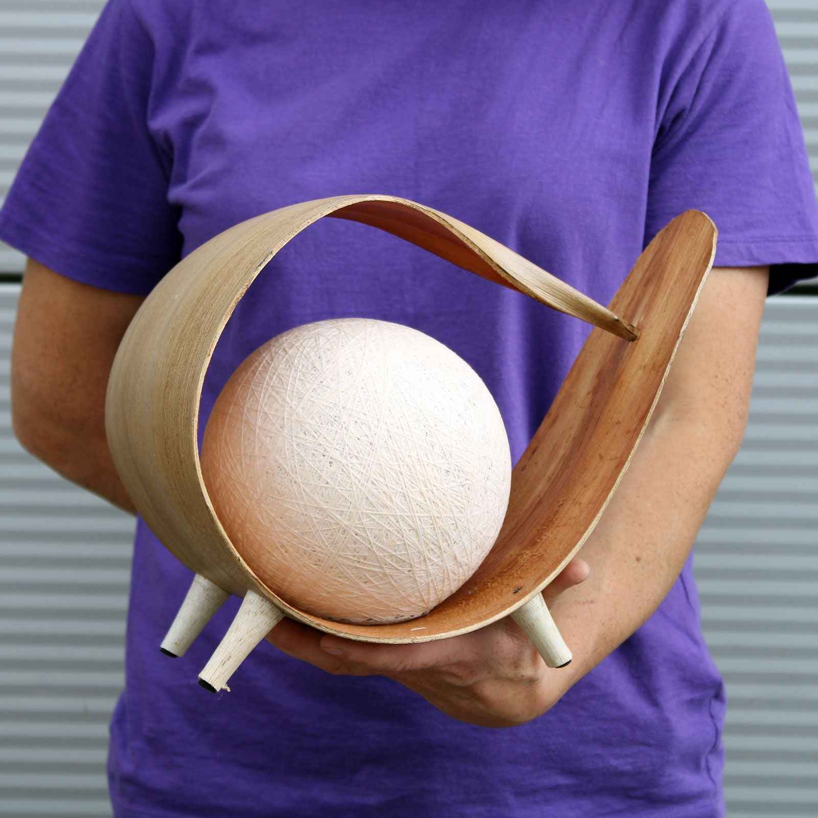 Lampă Naturală din Frunză de Cocos - Înfășurat Natural