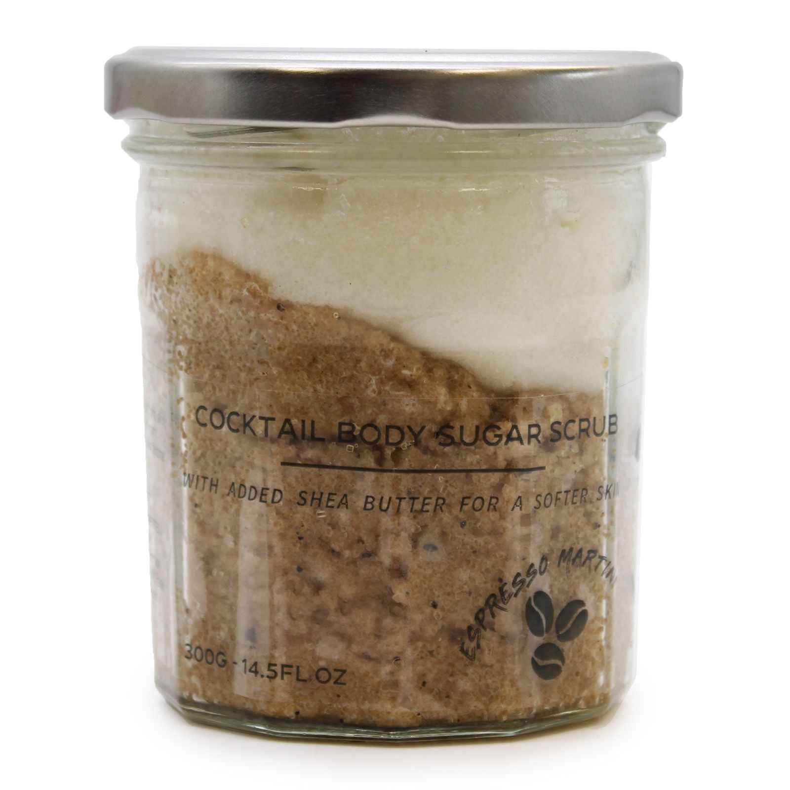 Scrub Corporal cu Zahăr Parfumat - Espresso Martini 300g