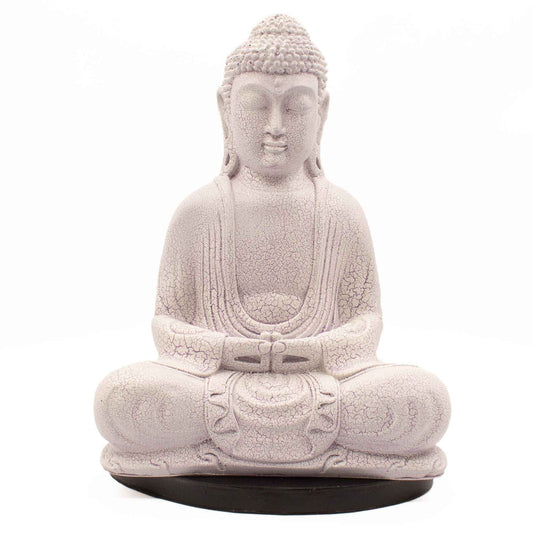 Lampă Meditație Buddha Lavandă Crăpată - Suport Oval