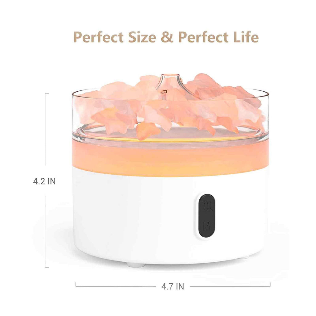 Difuzor Aromaterapie USB-C | Sare Himalayană – Efect Flacără amazio