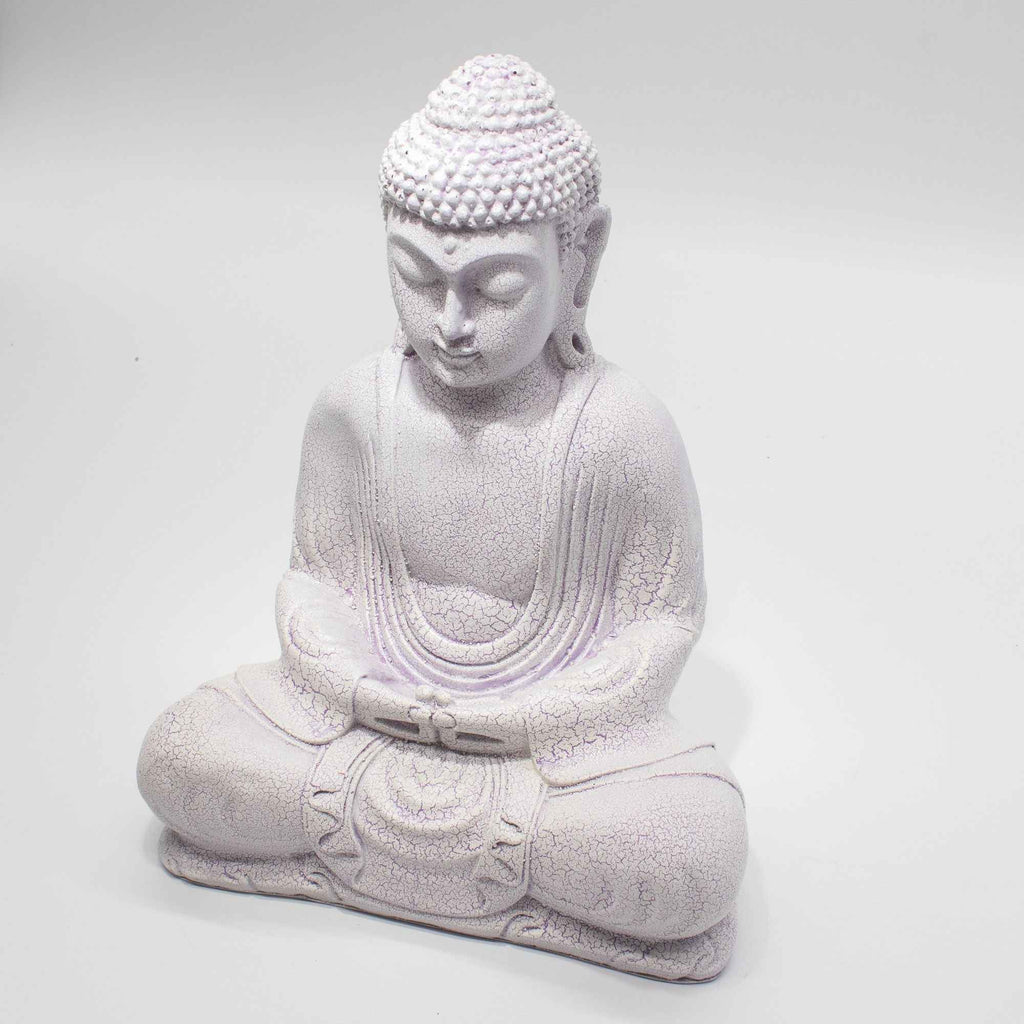Lampă Meditație Buddha Lavandă Crăpată - Suport Oval