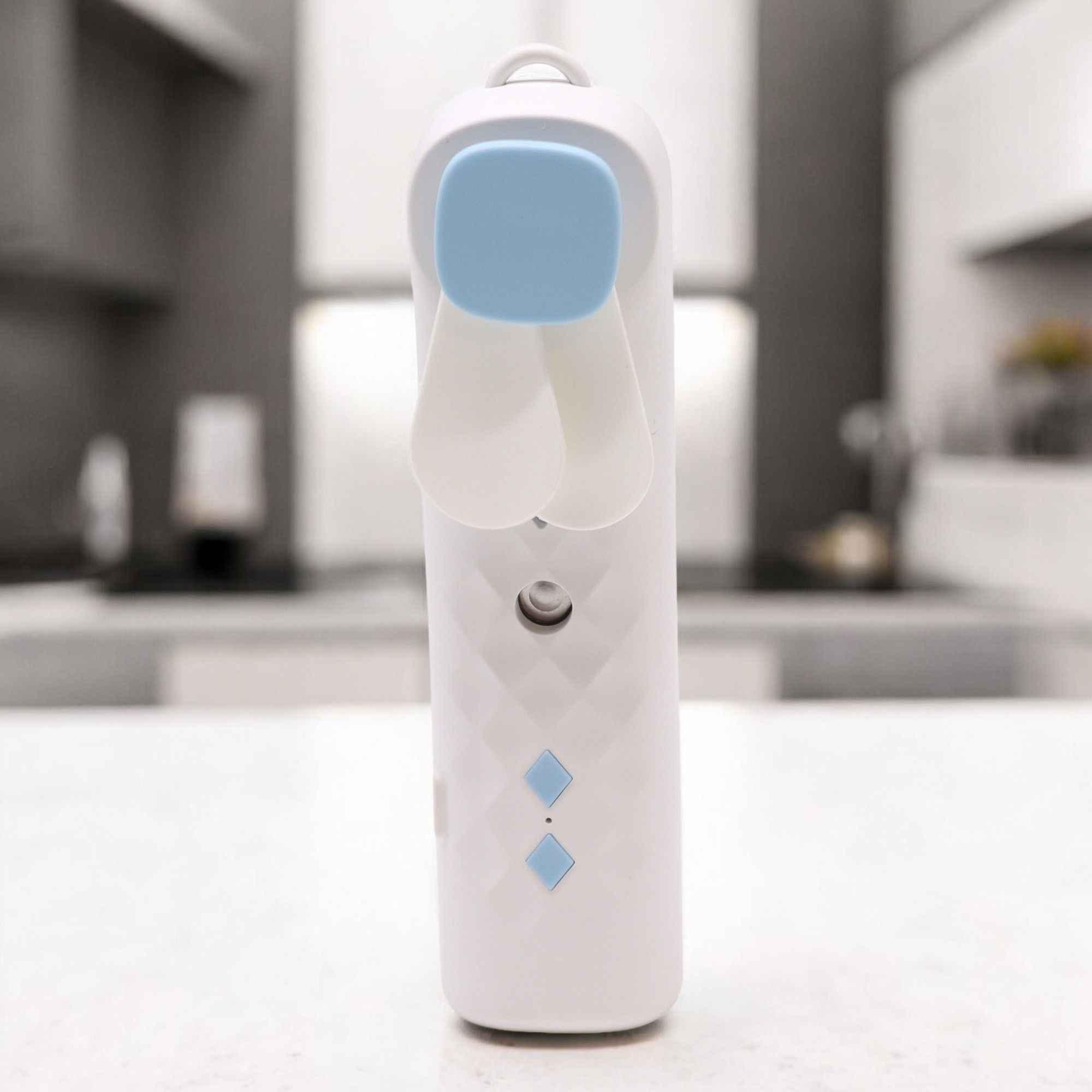 Ventilator & Spray Facial Nano Mist Alb - încărcare USB