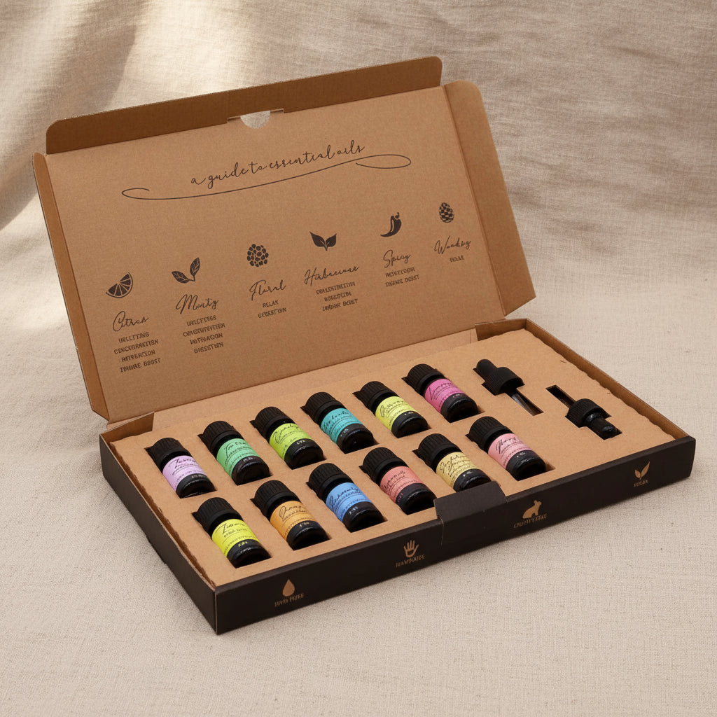 Set Uleiuri Esentiale Aromaterapie - Top 12