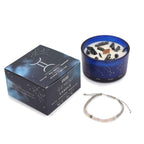 Lumanare Zodiac cu Cristale si Bratara - Gemeni